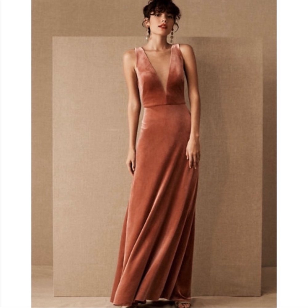 Jenny Yoo Logan Dress in English Rose size 2